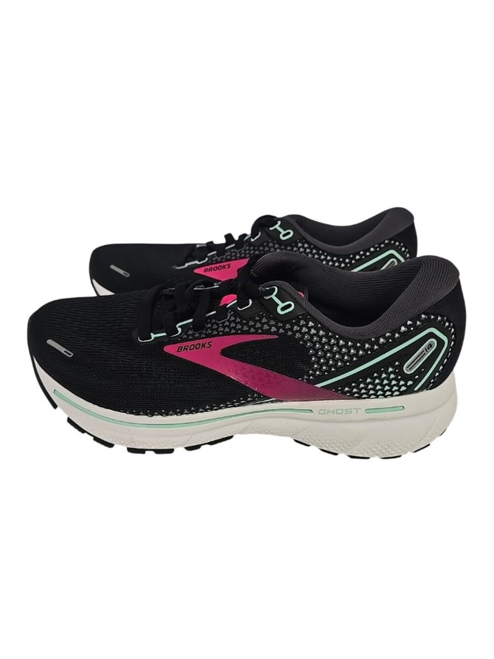 Brooks Women's Ghost 14 Running Shoe 1203561D013 Black Multi Size 6W - Picture 4 of 8